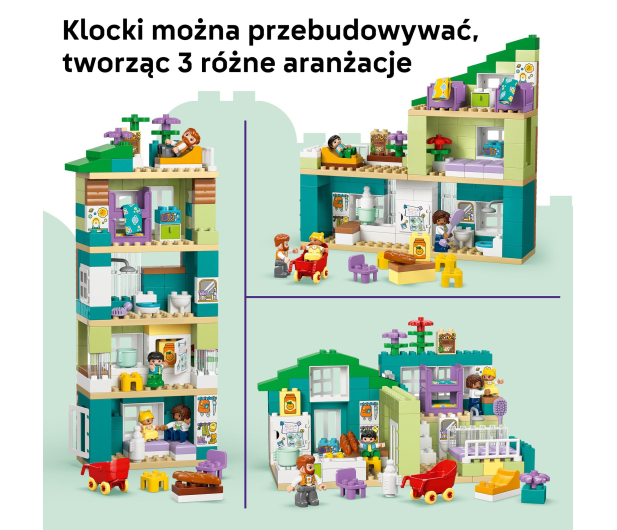 LEGO DUPLO 10470 Nowoczesny dom rodzinny 3 w 1 z figurkami - 1473391 - zdjęcie 11